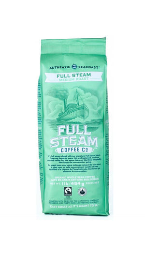 Full Steam Medium Roast Coffee (Whole Bean)